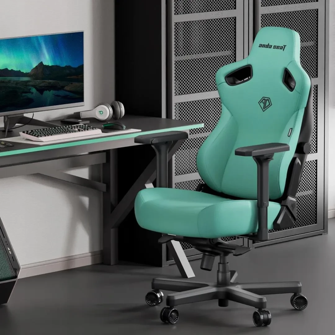 Комп'ютерне крісло геймерське Anda Seat Kaiser 3 XL Зелений (168143811) - фото 2