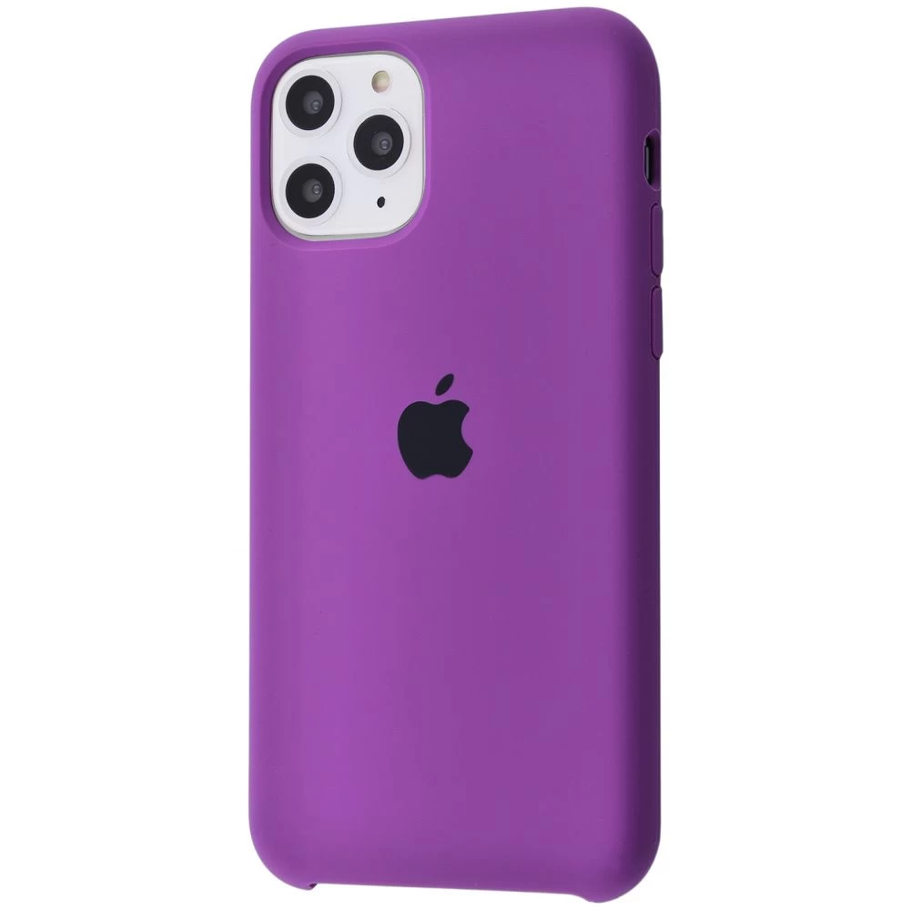 Силиконовый Чехол Накладка Silicone Case для iPhone 11 Pro Max Grape