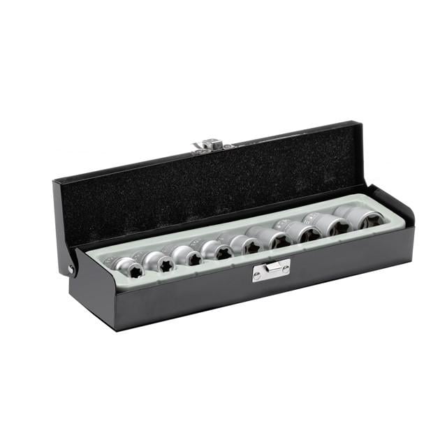 Набір головок Intertool ET-6014 TORX E10-E24 1/2" 9 од. (9420579)