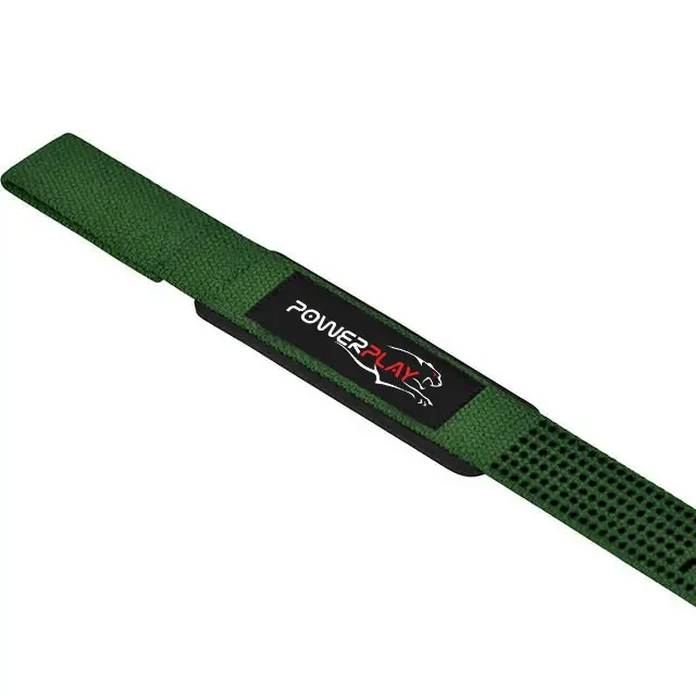 Лямки для тяги PowerPlay 7064 Lifting Gym Straps Зеленый (PP_7064_Green) - фото 4