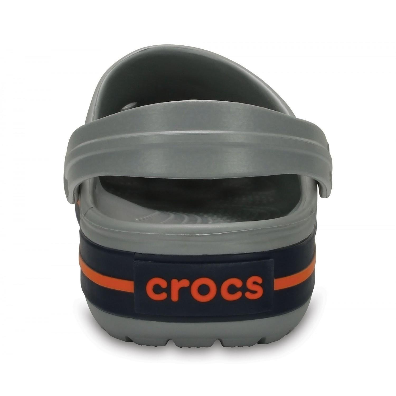 Сабо Crocs Crocband Clog M8W10 р. 40 26 см Light Grey/Navy (11016) - фото 5 Сабо Crocs Crocband Clog M8W10 р. 40 26 см Light Grey/Navy (11016) - фото 5