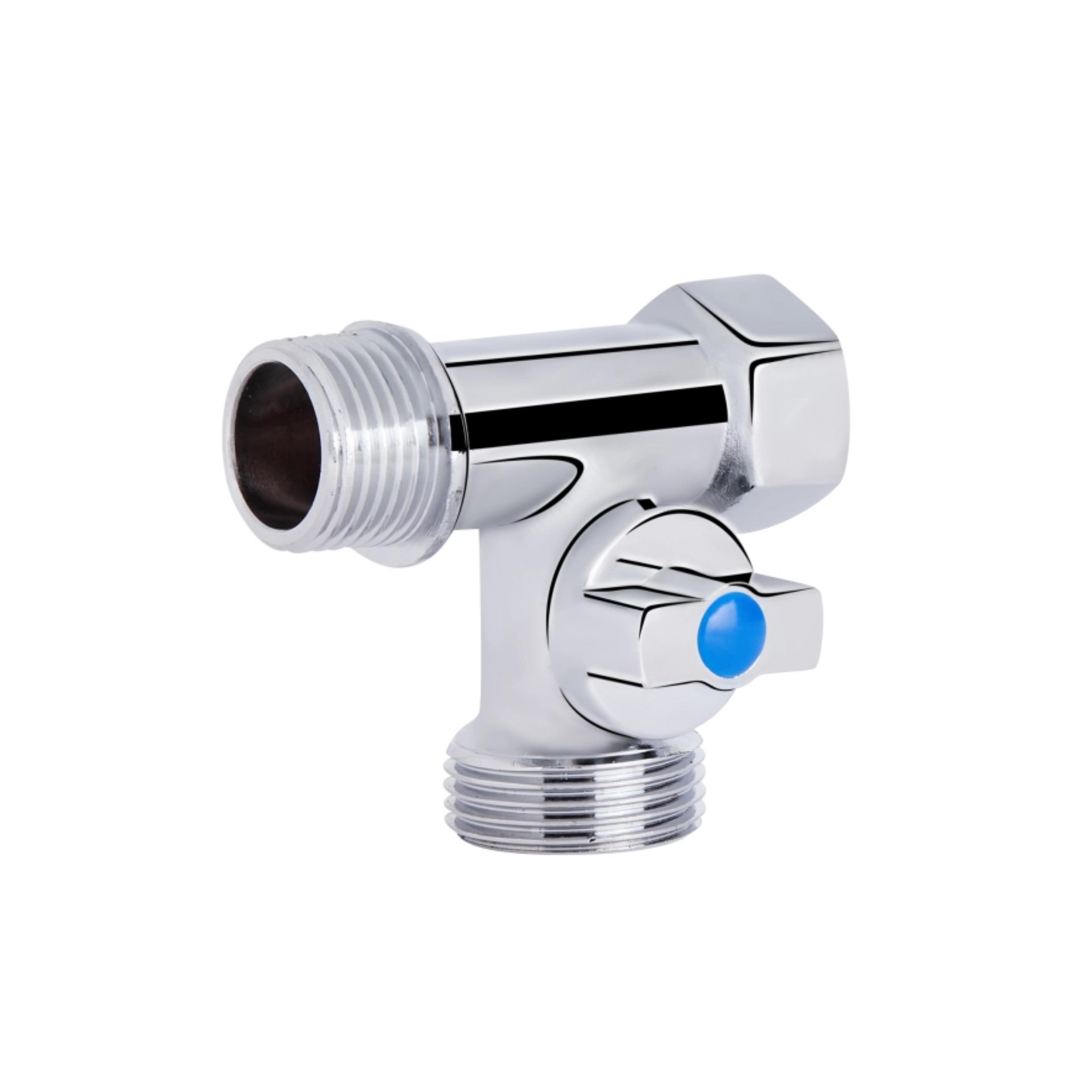 Кран приборный шаровой SD Plus 1/2"х3/4"х1/2" ННВ (SD186W152015)