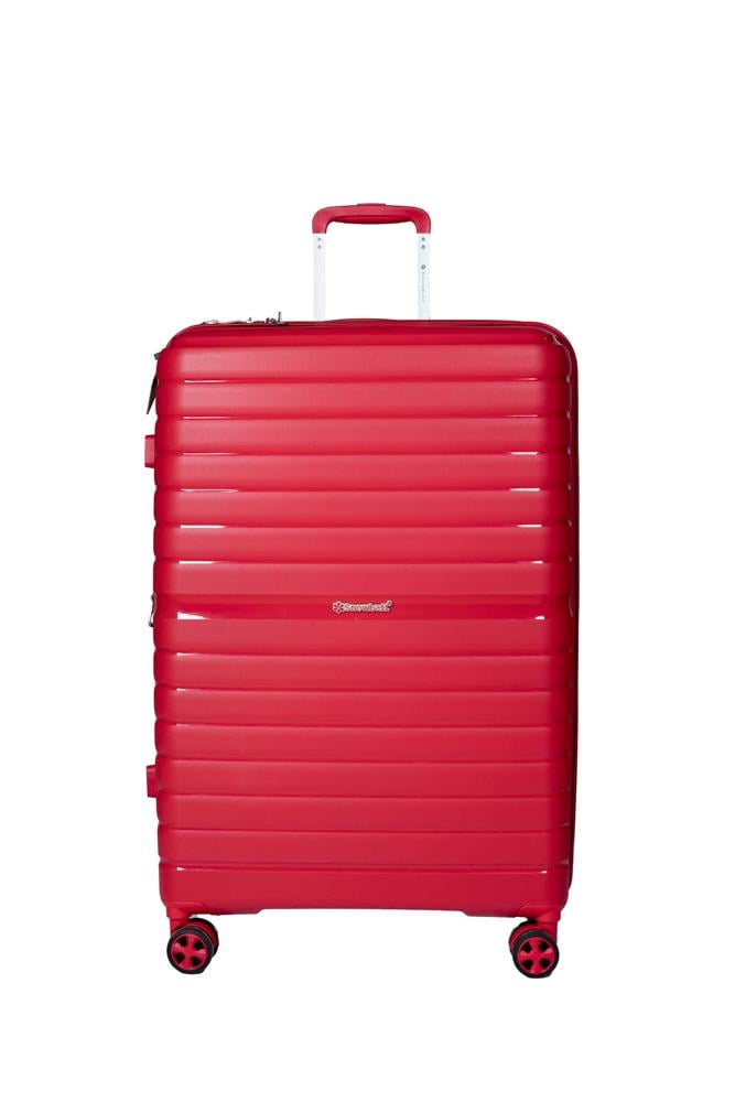 Чемодан большой Snowball 49203 полипропилен L Красный