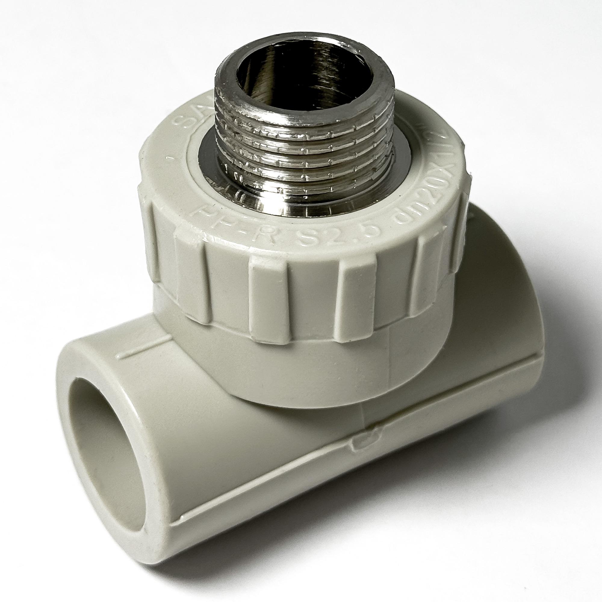 Трійник PP-R SANTAN 20х1/2"х20 із зовнішнім різьбленням - фото 3