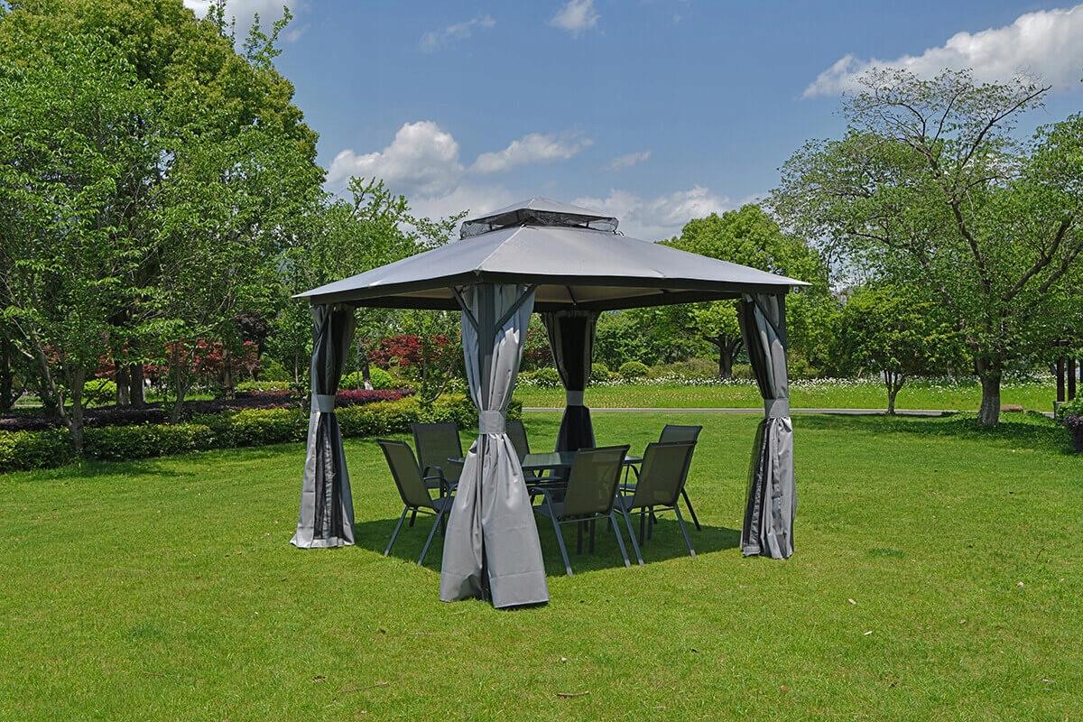 Павільйон садовий JG ALEX Cірий (21321562) - фото 2