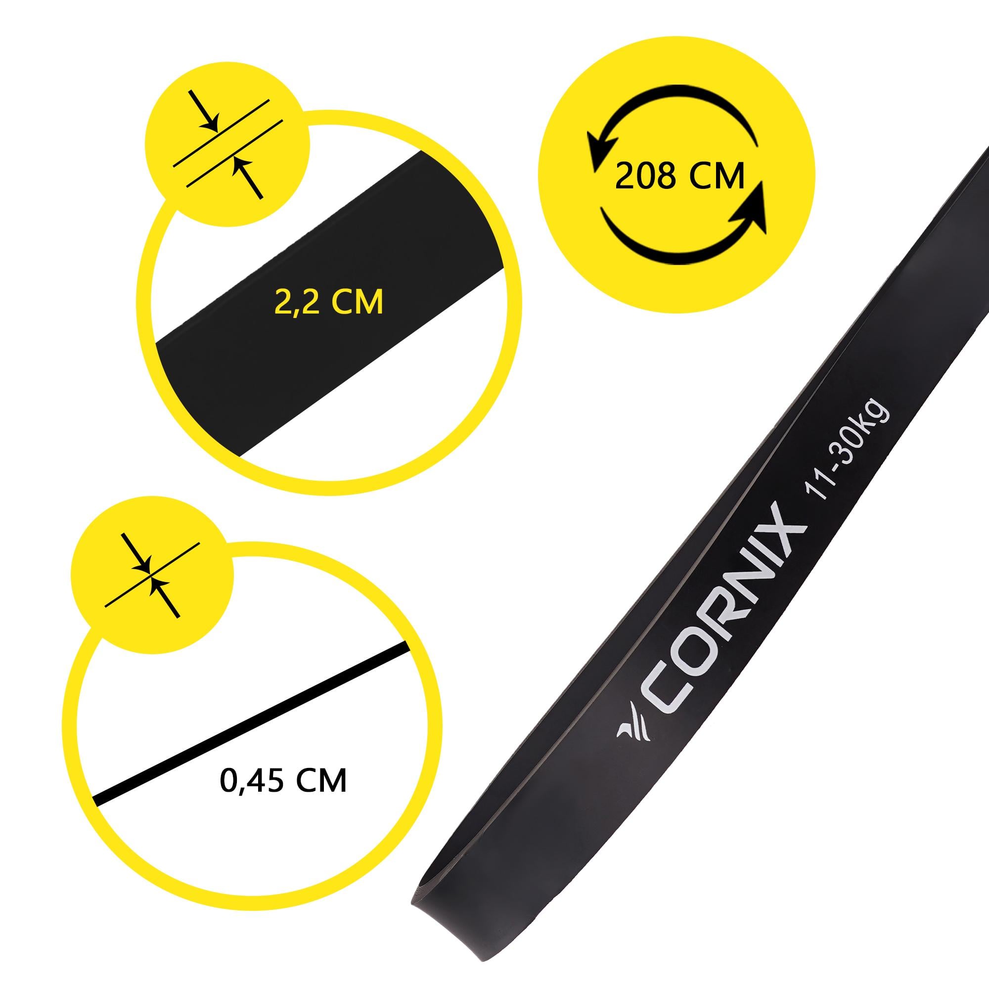 Еспандер-петля Cornix Power Band XR-0086 2-57 кг 5 шт. (25801734) - фото 2 Еспандер-петля Cornix Power Band XR-0086 2-57 кг 5 шт. (25801734) - фото 2