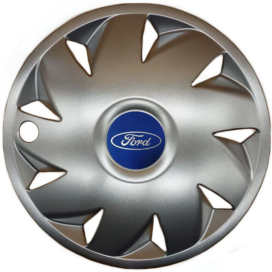 Колпаки SJS 210 с логотипом Ford 4 шт. R14 Серебряный (2654556673)