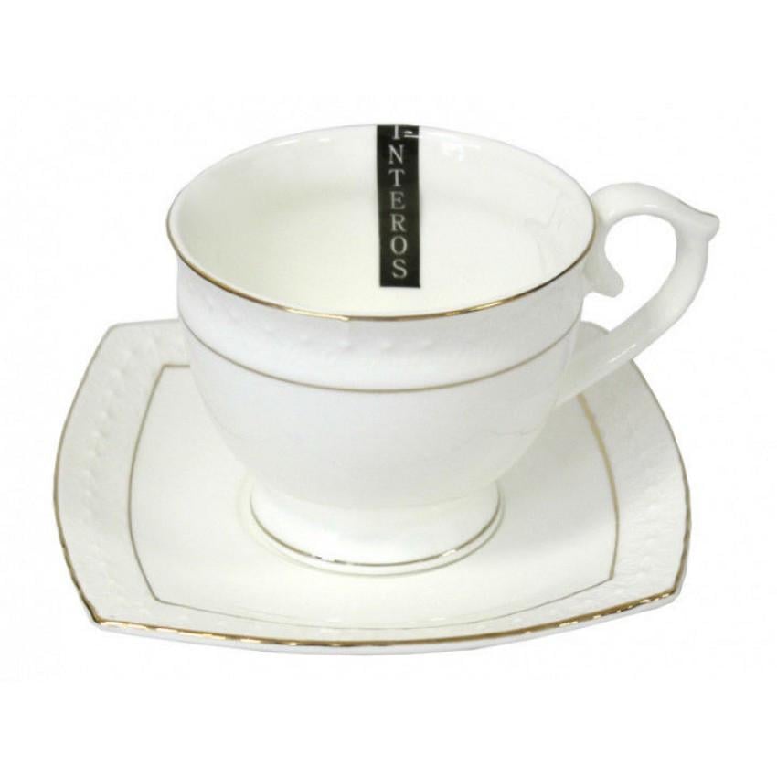 Чашка з блюдцем Interos 5067107-A-280 Снігова королева 280 мл