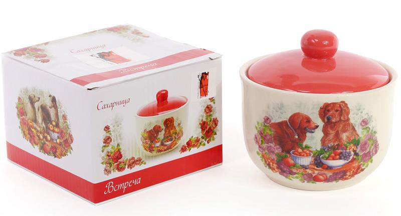 Цукорниця керамічна Зустріч Собак 350 мл (BD-DM059-D) - фото 2