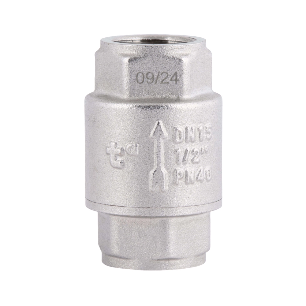 Обратный клапан Thermo Alliance Forte 1/2" ВВ никелированный с латунным штоком (SD00053351)
