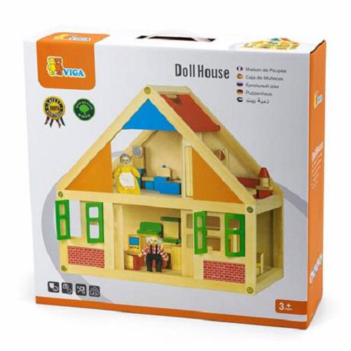 Дерев'яний ігровий набір Viga Toys Ляльковий будиночок (18626) - фото 2 Дерев'яний ігровий набір Viga Toys Ляльковий будиночок (18626) - фото 2