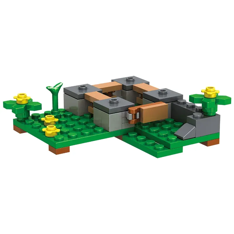 Конструктор Майнкрафт My World Лісова схованка село з героями мобами та пастками 233 дет. - фото 6 Конструктор Майнкрафт My World Лісова схованка село з героями мобами та пастками 233 дет. - фото 6