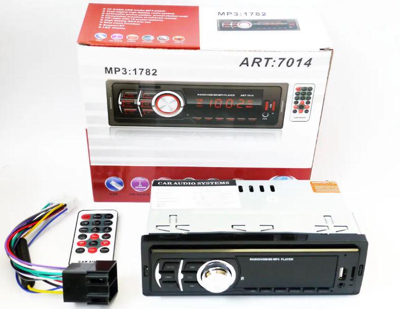 Автомагнітола 1DIN 1782 ISO MP3 Player/FM/USB/microSD/AUX (17465) - фото 6