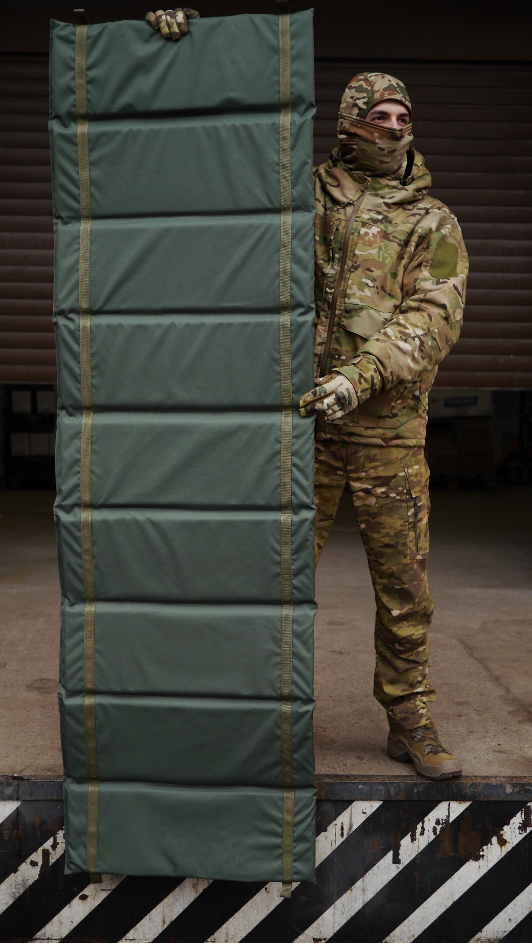 Каремат розкладний посилений Kiborg К-2 Хакі (692) - фото 9 Каремат розкладний посилений Kiborg К-2 Хакі (692) - фото 9