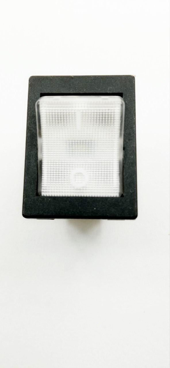 Вимикач KCD4 ON-OFF з підсвіткою 4pin 30A 250V Білий (33836)