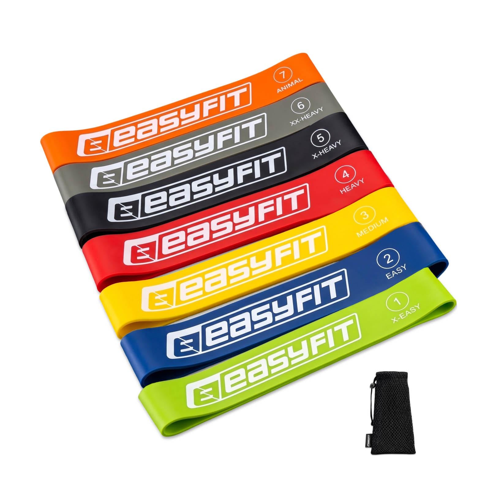 Резинки для фитнеса EasyFit 7 шт. (EF-1814)