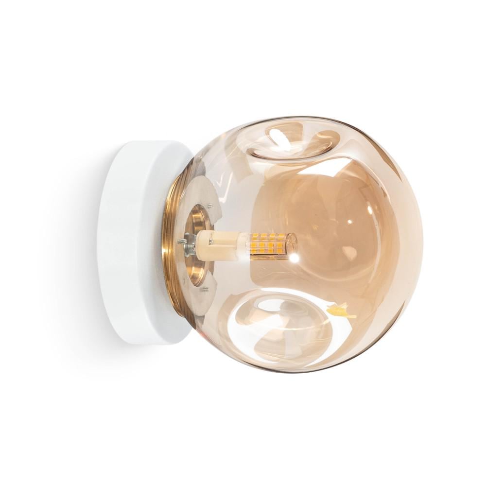 Настенный светильник Mini Crater 5 Colors Collection White/Amber (WL-000150 MiniCrater/White+Amber)