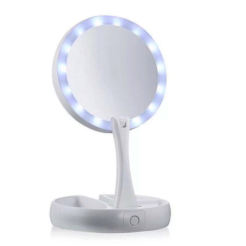 Зеркало косметическое My Fold Away Mirror LED 10X - фото 1