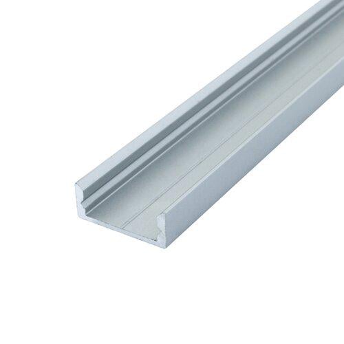 Профиль алюминиевый Biom ЛП7 6,5х15 анодированный + Рассеиватель матовый Biom LM-U 2 м (00-00001182)