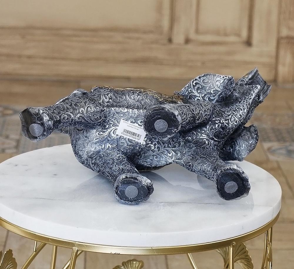 Статуетка Слон срібло 30 см Гранд Презент СП107 цв - фото 6