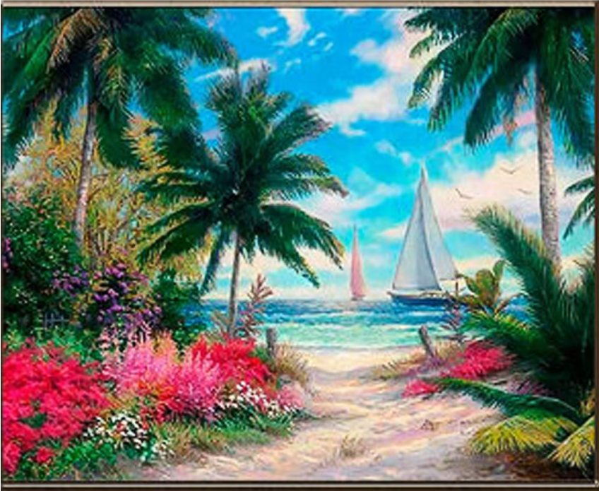 Алмазная мозаика Strateg Уголок мечты 30х40 см (HEG77515)