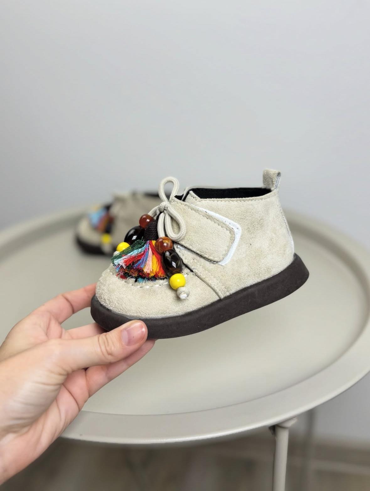 Ботинки детские осенние 1610 р. 23 Бежевый (29695663) - фото 6 Ботинки детские осенние 1610 р. 23 Бежевый (29695663) - фото 6