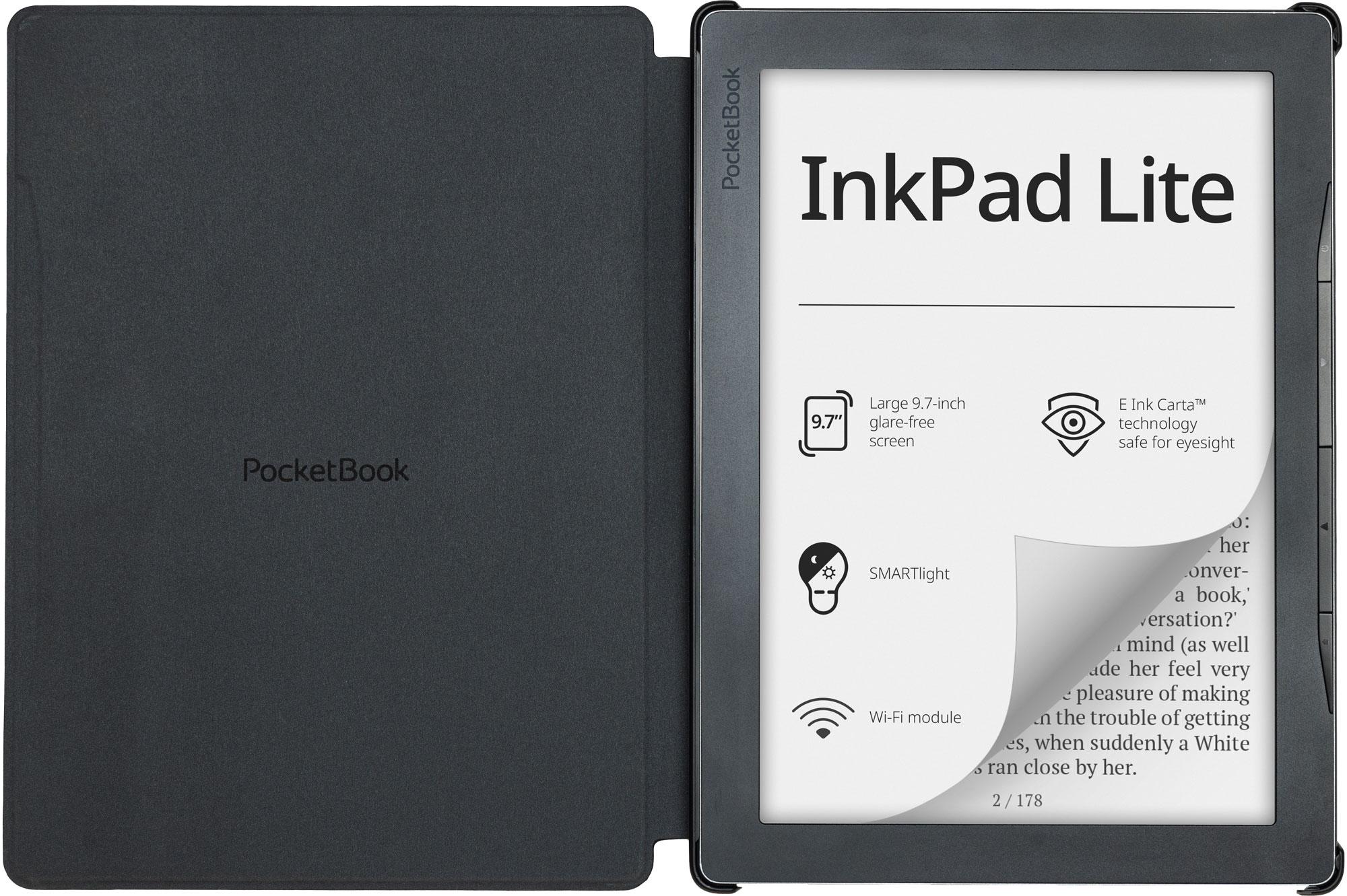 Обкладинка для електронної книги PocketBook 970 InkPad Lite Shell Cover Black (HN-SL-PU-970-BK-WW) - фото 3