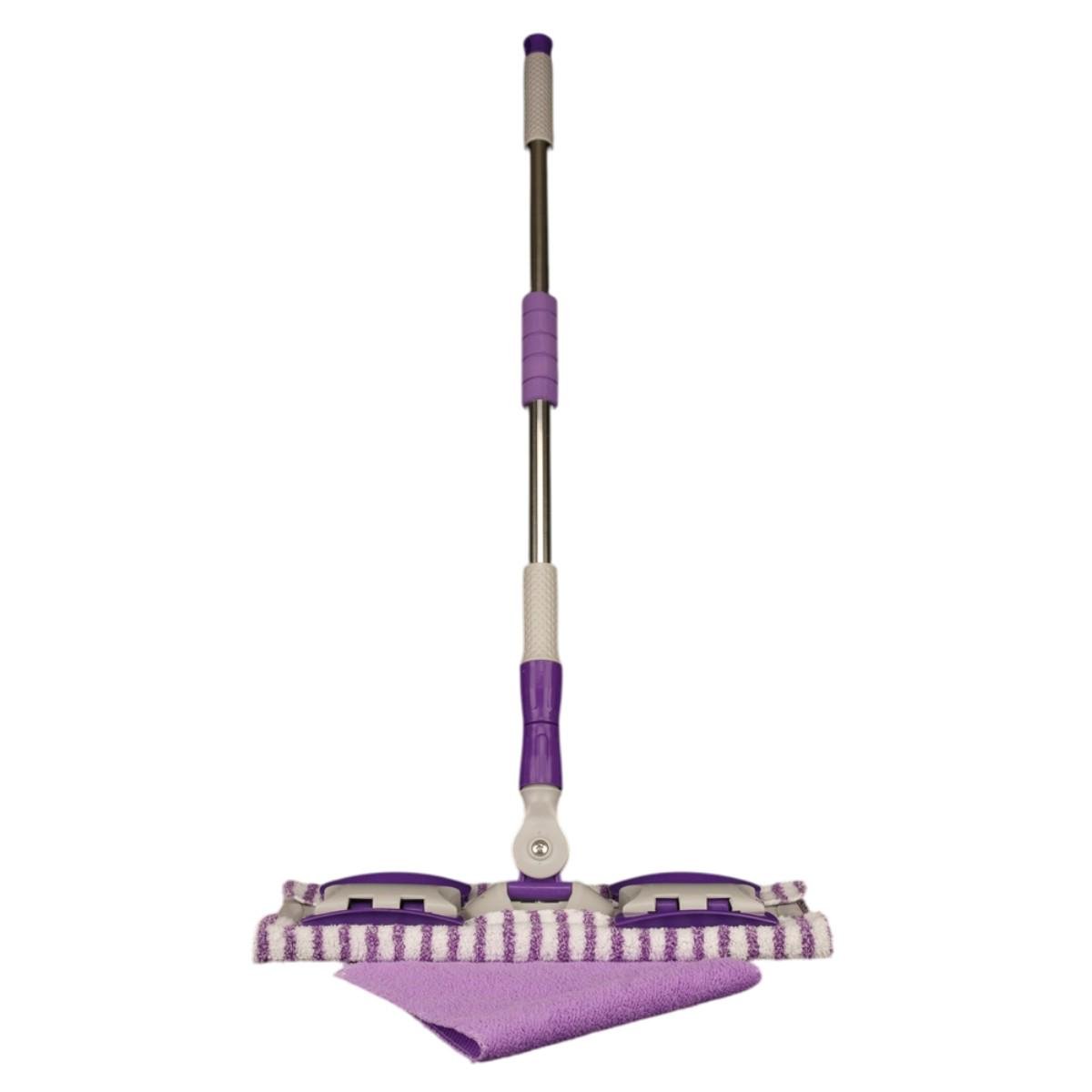 Швабра телескопическая A-PLUS с салфеткой (4517 FM) Швабра телескопическая A-PLUS с салфеткой (4517 FM)