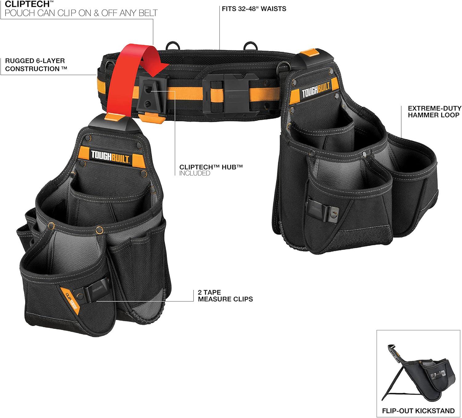 Ремни и сумки ToughBuilt Tradesman для строительных инструментов 3 пр. (TB-CT-111-3P-CEA) - фото 8