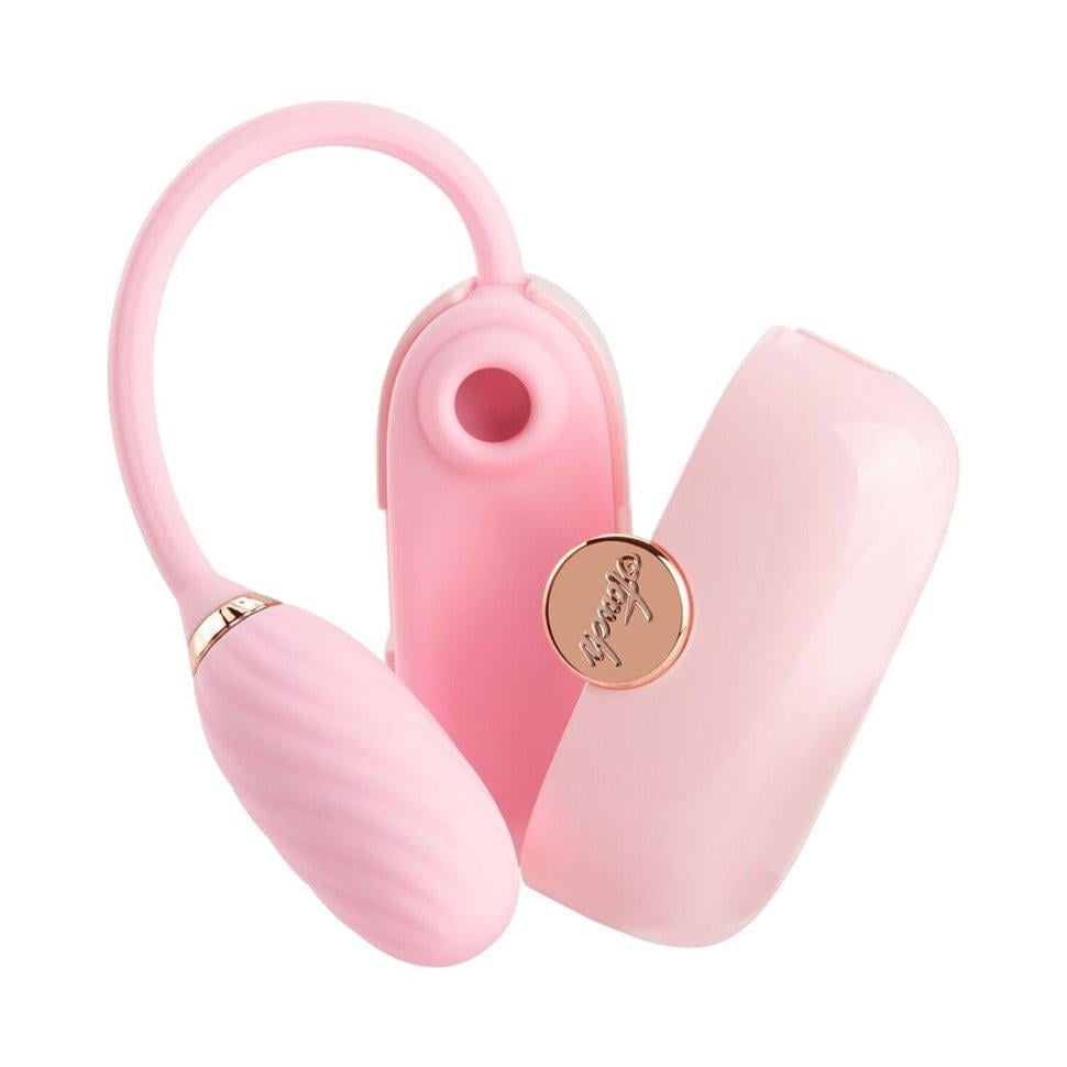 Стимулятор вакуумный клиторальный Otouch Louis Vibrate Pink с виброяйцем в кейсе (38024594)