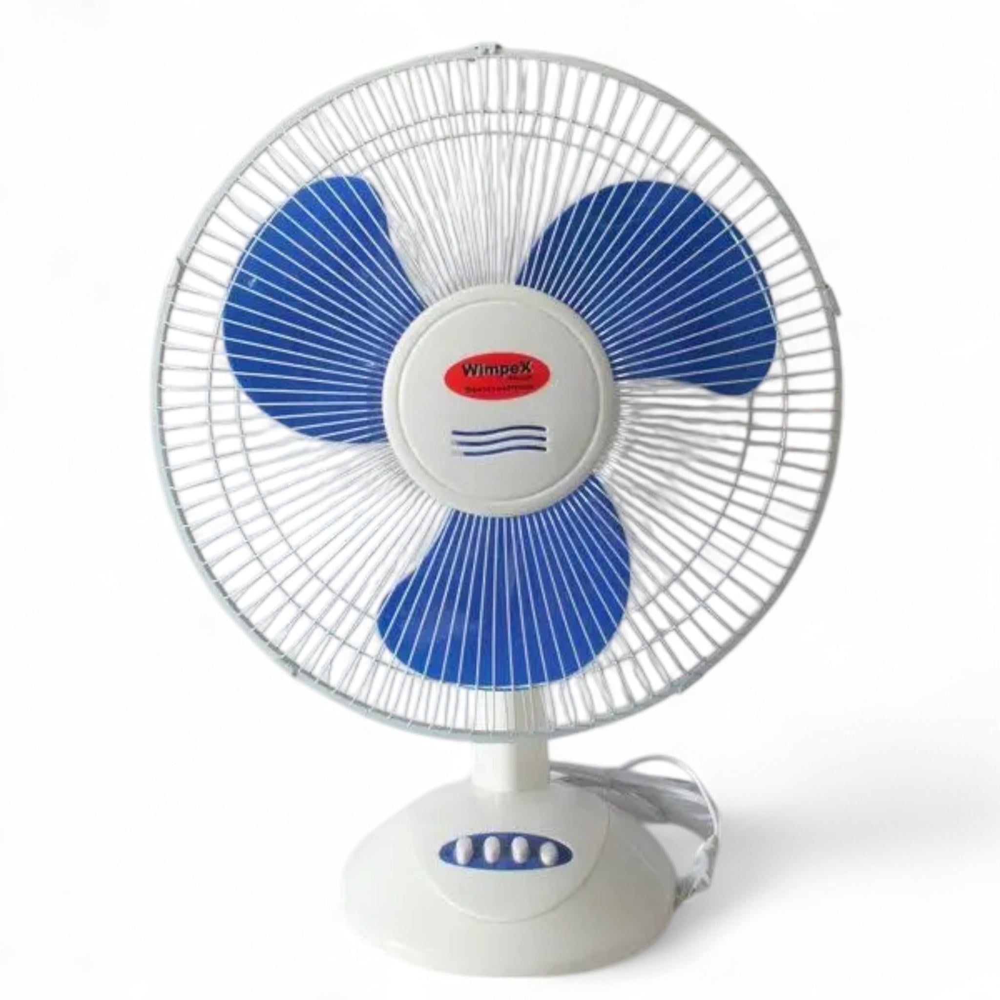 Вентилятор настольный Wimpex WX-1601 3 скорости автоповорот 50 Вт White (V_WX-1601White)