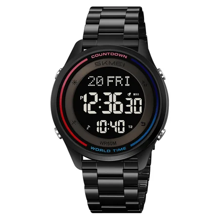 Наручные часы Skmei 2412SBK Black Steel