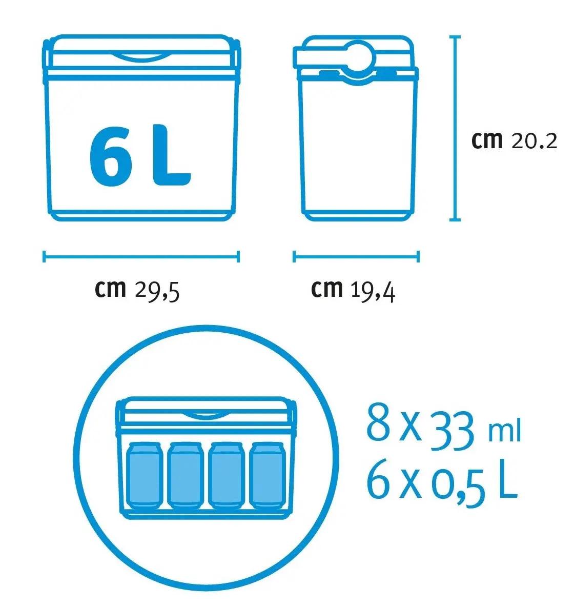 Контейнер ізотермічний Adriatic 6 л Синій (8002936930606) - фото 2 Контейнер ізотермічний Adriatic 6 л Синій (8002936930606) - фото 2
