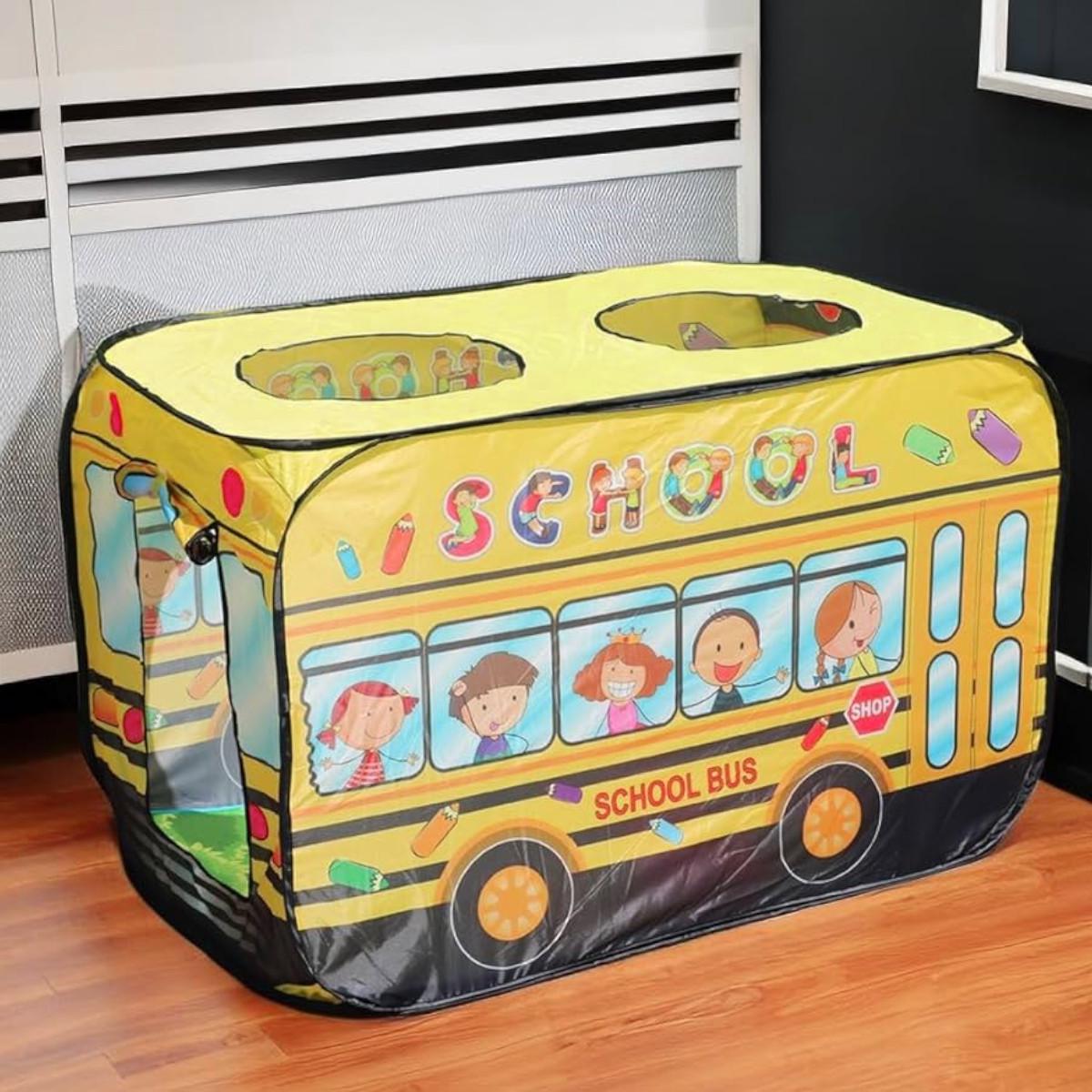 Детская палатка игровая Kid`s Tent Школьный автобус 102х65х65 см (668-75)