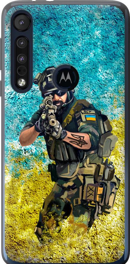Чехол на Motorola One Macro Воин ЗСУ (5311u-1812-42517)