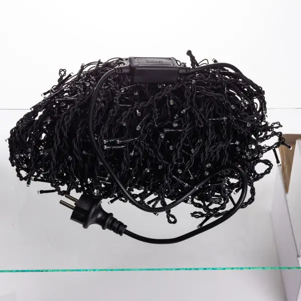 Гірлянда вулична Бахрома 50 м 840 LED чорний провід Різнокольоровий (50MBML) - фото 5 Гірлянда вулична Бахрома 50 м 840 LED чорний провід Різнокольоровий (50MBML) - фото 5