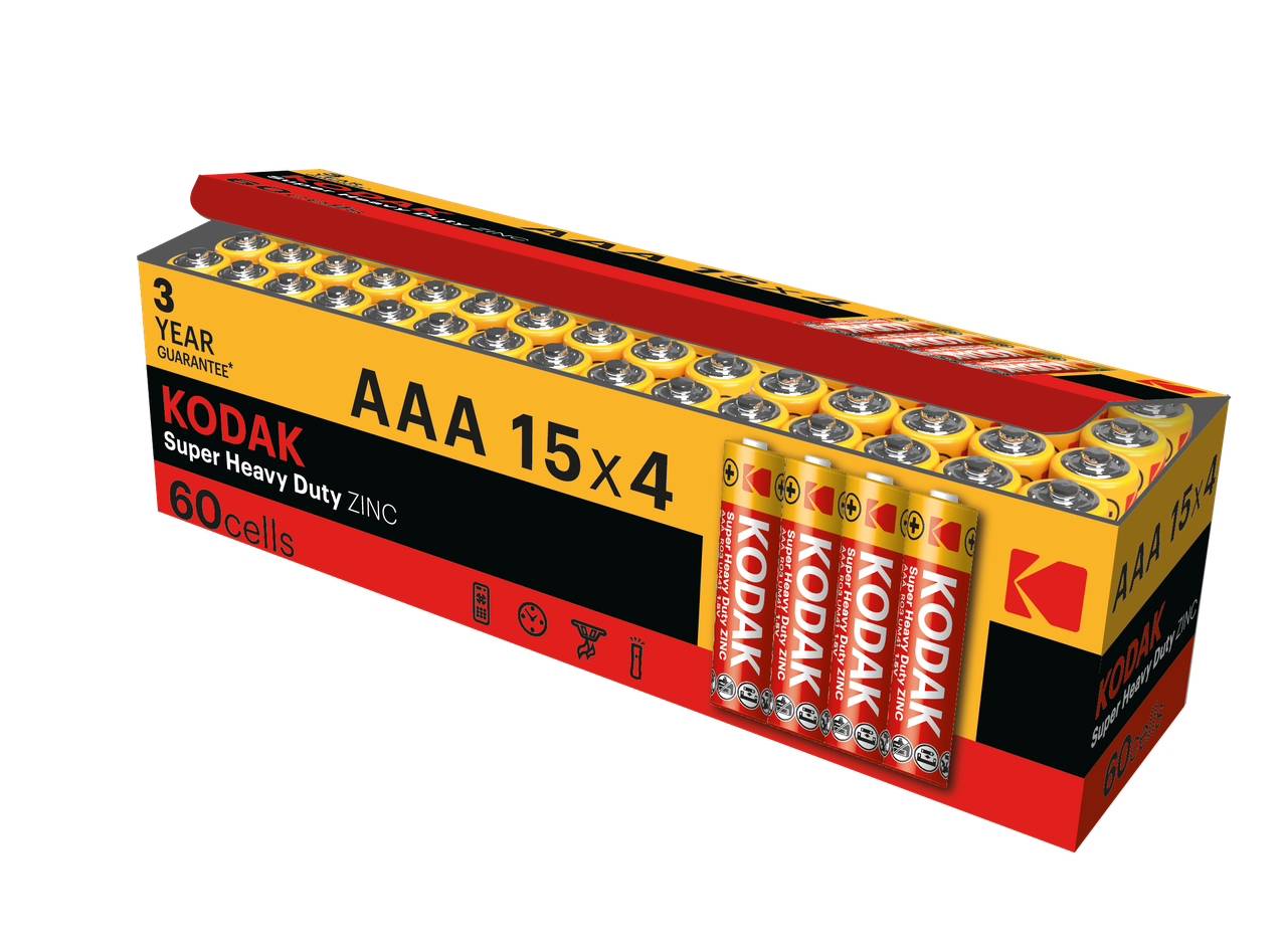 Батарейка Kodak EXTRA HEAVY DUTY R3 коробка 1x4 шт. (6409674) Батарейка Kodak EXTRA HEAVY DUTY R3 коробка 1x4 шт. (6409674)