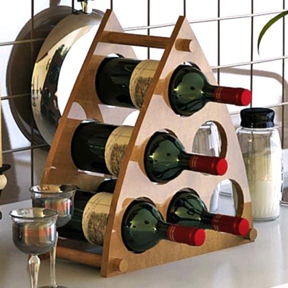 Полка для вина настольная Кольер Сиена (Впс-013805)