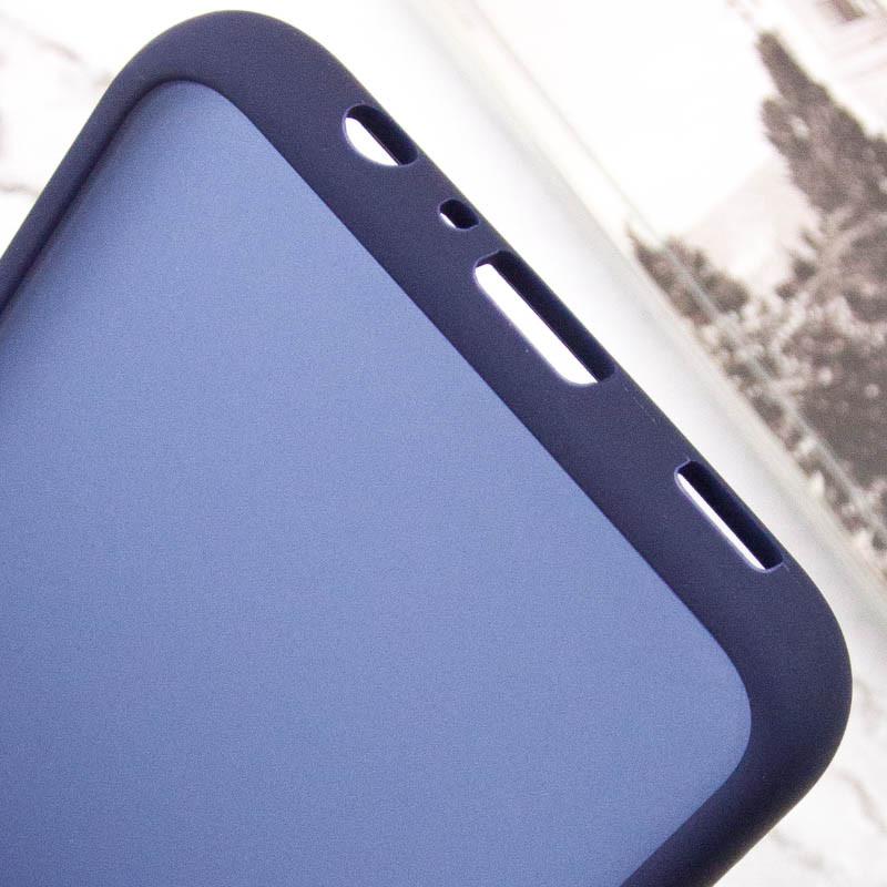 Протиударний чохол TPU+PC Lyon Frosted для Samsung Galaxy A05 Navy Blue - фото 6