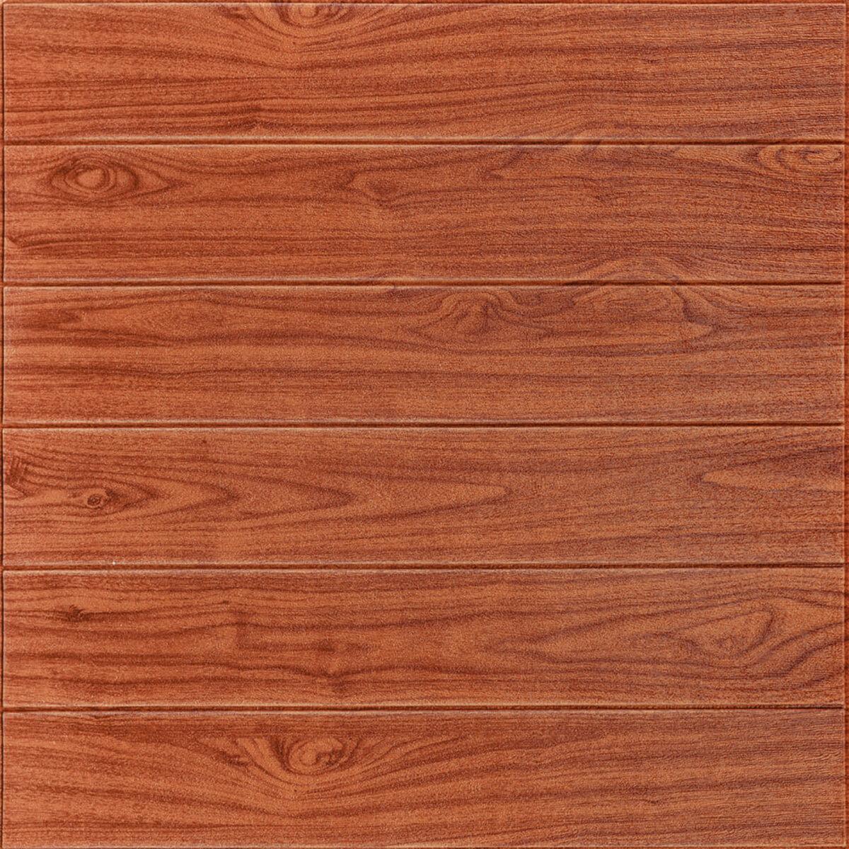 3D-панель Дерево на самоклеющейся основе 700х700х6 мм Красный (SW-00000021)