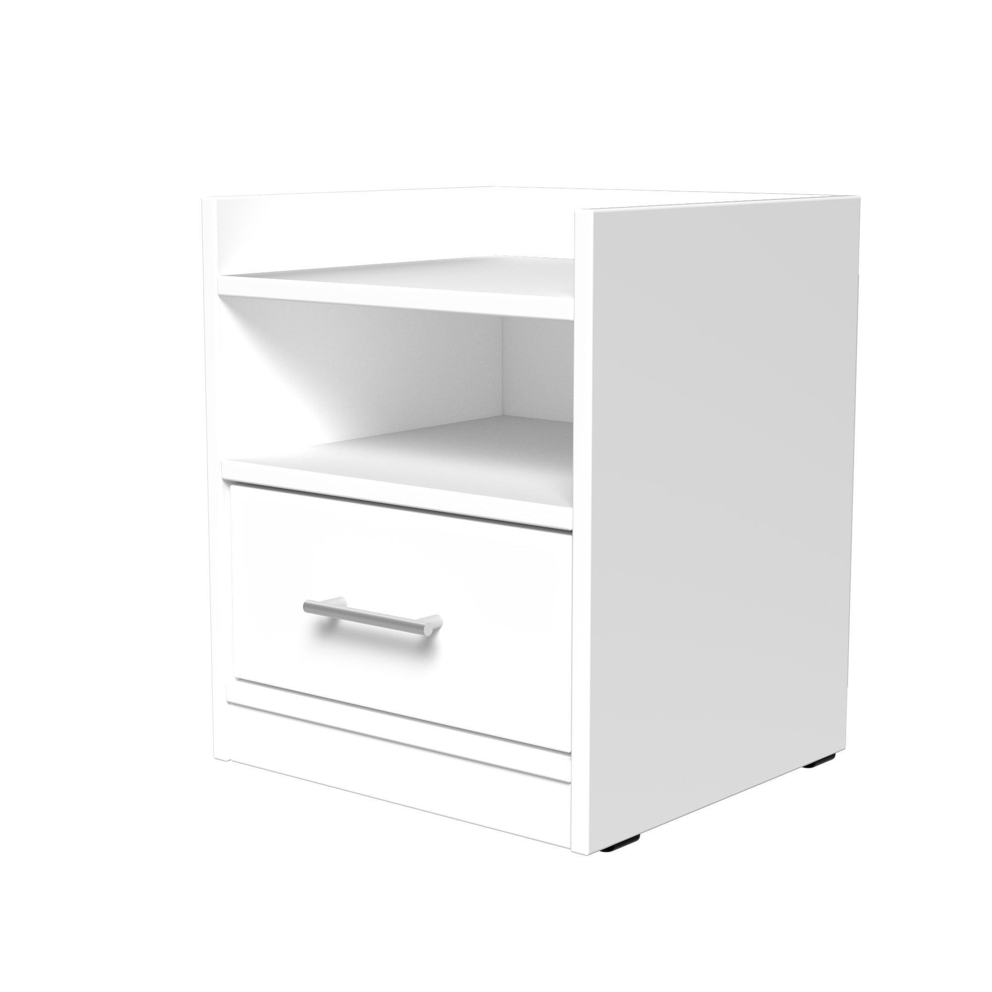 Тумба приліжкова ТП7 SENAM 450х380х350 мм ДСП Білий - фото 3 Тумба приліжкова ТП7 SENAM 450х380х350 мм ДСП Білий - фото 3