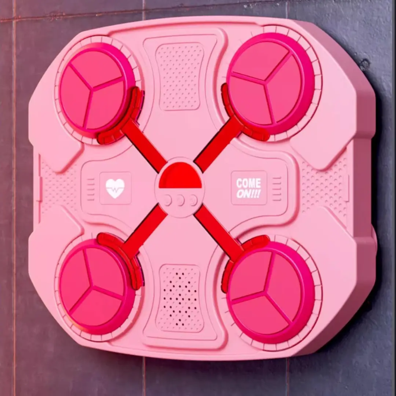 Тренажер боксерський настінний з підсвічуванням та музикою 32х28 см Рожевий (2479517858) - фото 4 Тренажер боксерський настінний з підсвічуванням та музикою 32х28 см Рожевий (2479517858) - фото 4