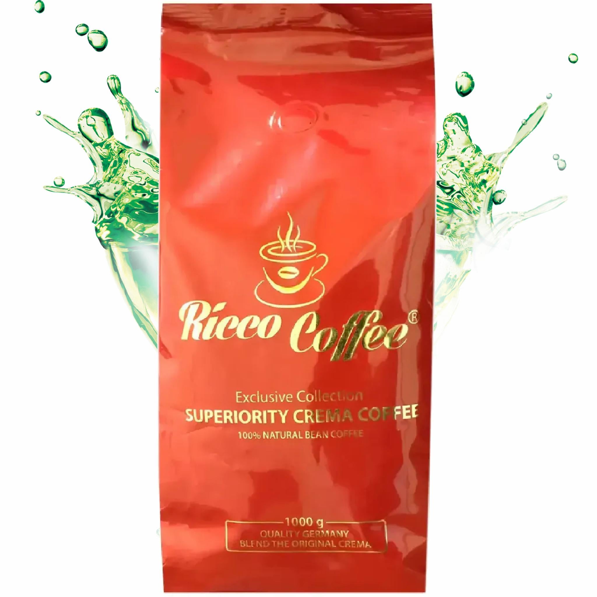 Кофе в зернах Ricco Coffee Superiority Crema Coffee 10/90 1 кг