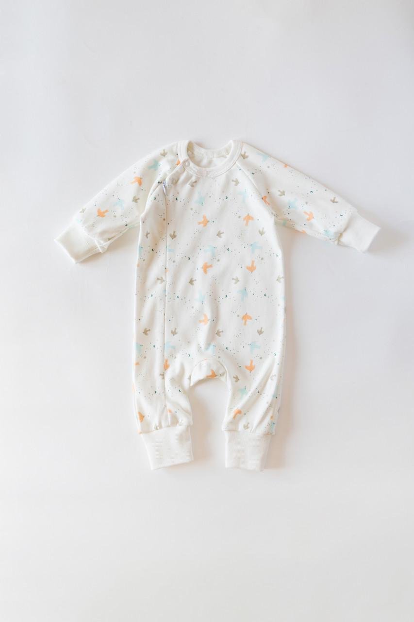 Ромпер на блискавці Пташки інтерлок 92 см (2743789628)