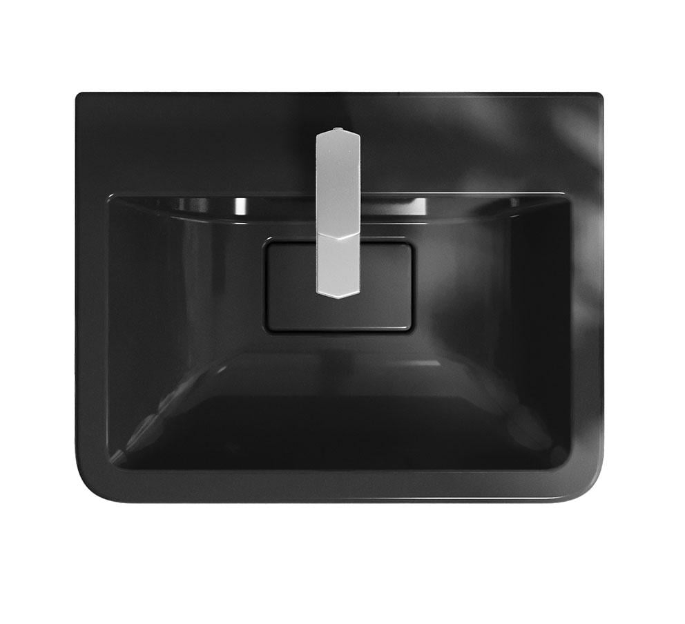 Умивальник підвісний Status Asti 45 см Black (736) - фото 6