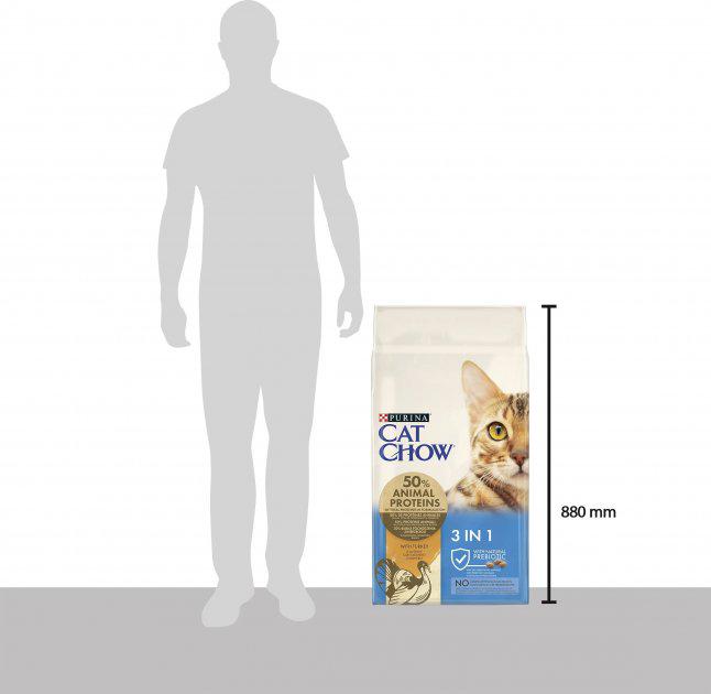 Сухой корм Purina Cat Chow Feline с индейкой 15 кг (7613034153746) - фото 3 Сухой корм Purina Cat Chow Feline с индейкой 15 кг (7613034153746) - фото 3