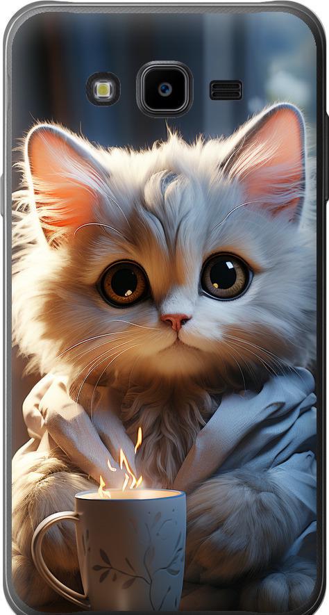 Чехол на Samsung Galaxy J7 Neo J701F White cat (5646u-1402-42517) Чехол на Samsung Galaxy J7 Neo J701F White cat (5646u-1402-42517)