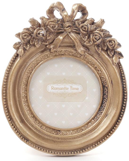 Фоторамка настольная Tudor Барокко круглая для фото 7,5х7,5 см (BD-493-718)