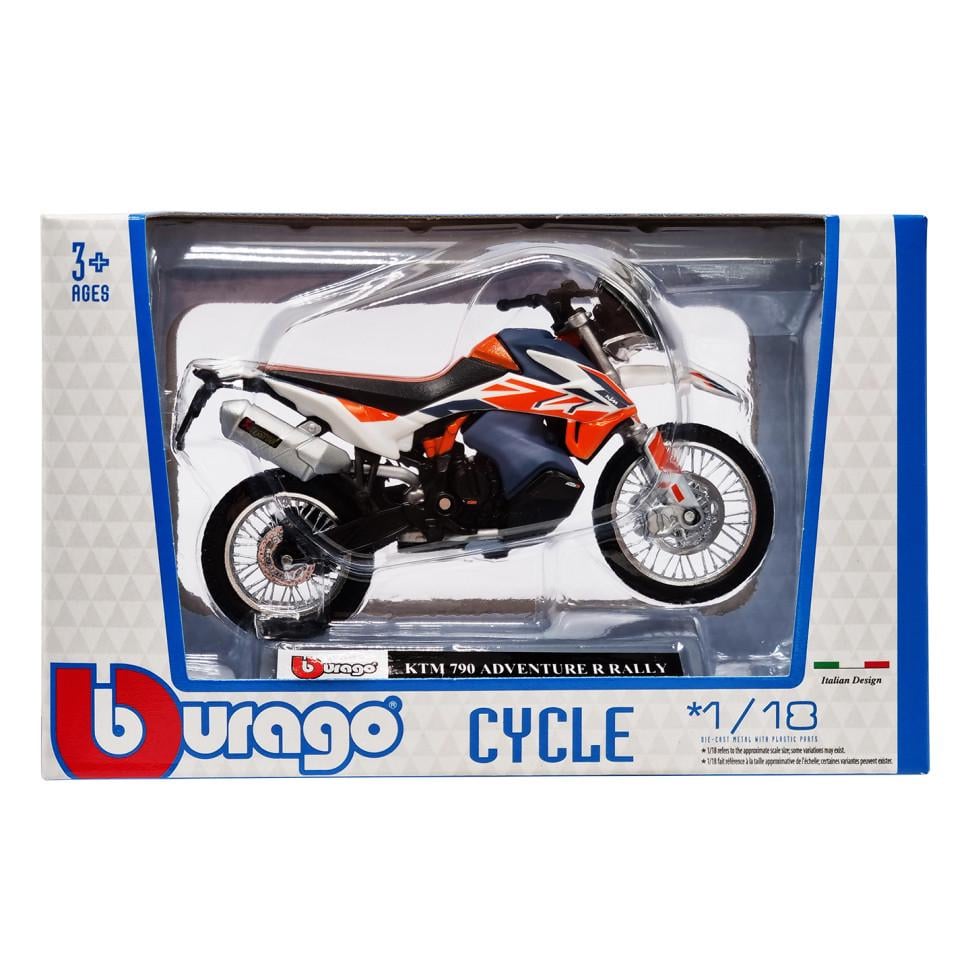 Мотоцикл Bburago KTM 790 ADVENTURE R RALLY 1:18 (IM-176-D-7)