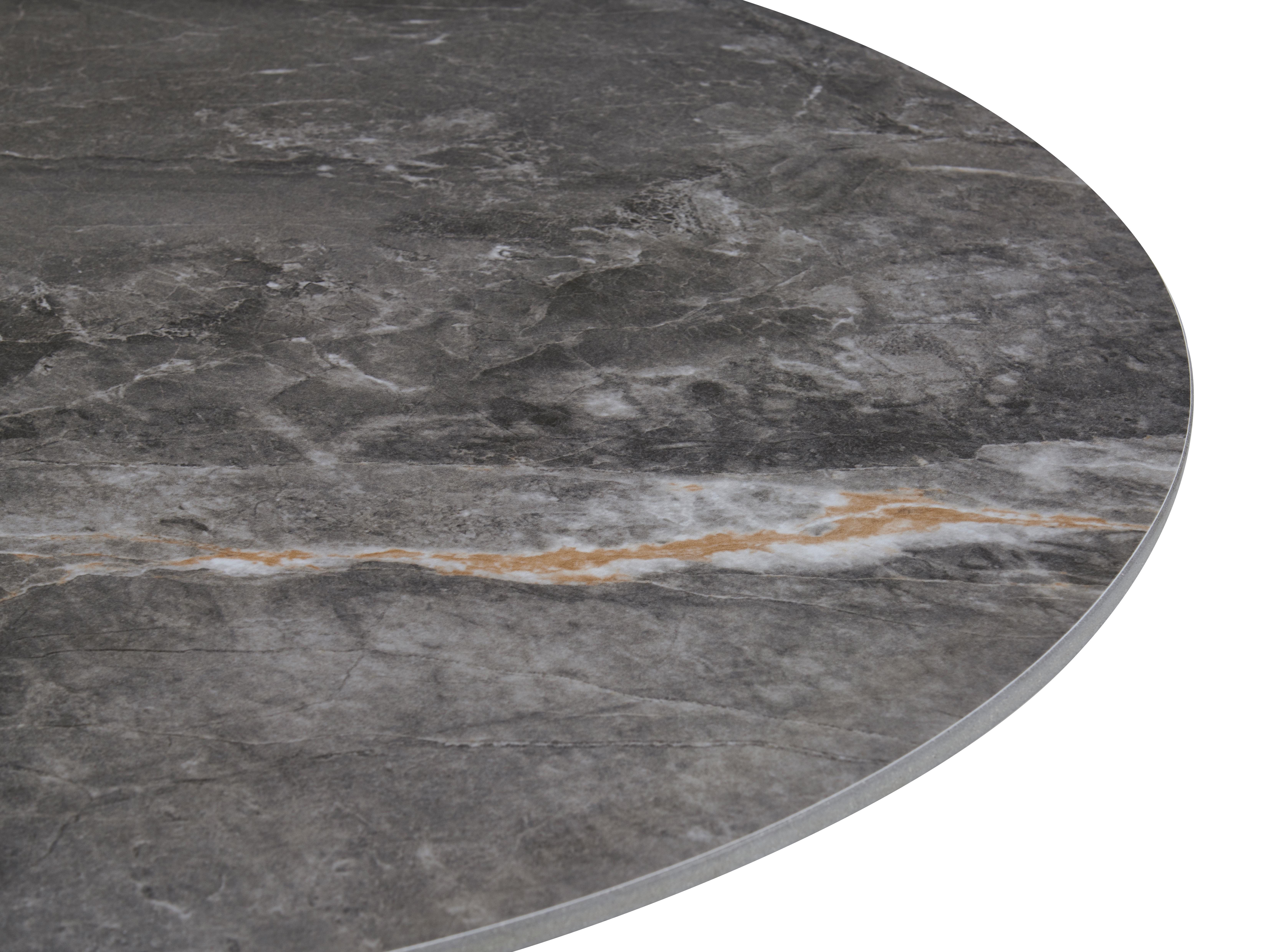 Обеденный стол Грейс Опал D 800 мм Черный/Серый (GAА0057278) - фото 5 Обеденный стол Грейс Опал D 800 мм Черный/Серый (GAА0057278) - фото 5